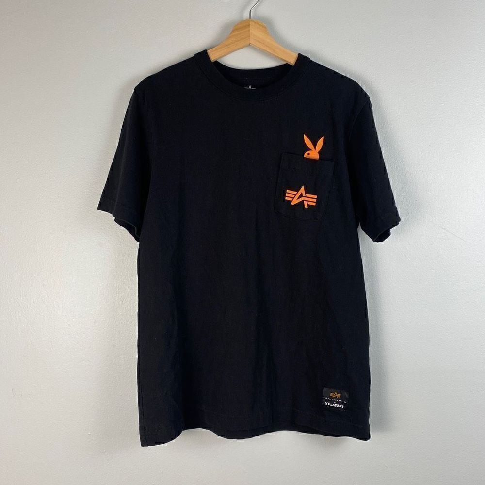 Playboy x Alpha Industries Play Forever Pocket T-Shirt